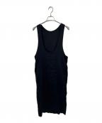 SHENERYシーナリー）の古着「ノースリーブ・キャミソールワンピース」｜ブラック