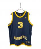 NIKEナイキ）の古着「ゲームシャツ」｜ネイビー×イエロー