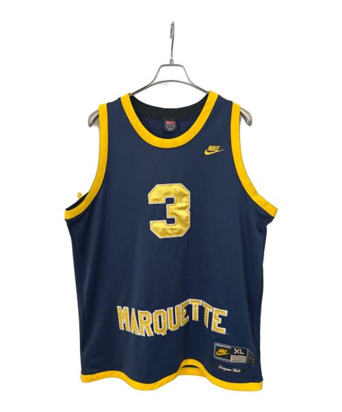 NIKE（ナイキ）NIKE (ナイキ) ゲームシャツ ネイビー×イエロー サイズ:XLの古着・服飾アイテム