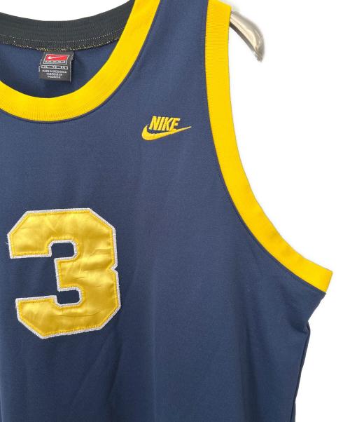 NIKE（ナイキ）NIKE (ナイキ) ゲームシャツ ネイビー×イエロー サイズ:XLの古着・服飾アイテム