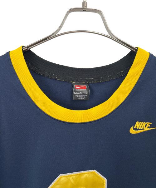 NIKE（ナイキ）NIKE (ナイキ) ゲームシャツ ネイビー×イエロー サイズ:XLの古着・服飾アイテム