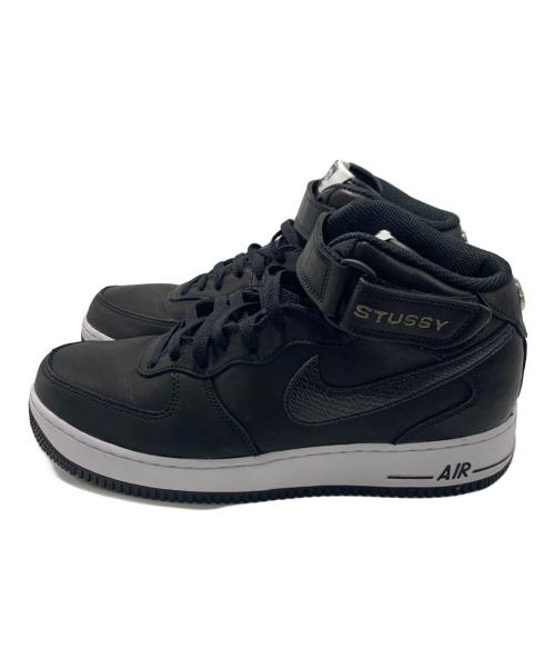 NIKE（ナイキ）NIKE (ナイキ) stussy (ステューシー) スニーカー ブラック×ホワイト サイズ:27.5の古着・服飾アイテム