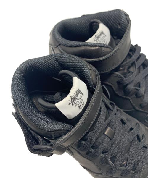 NIKE（ナイキ）NIKE (ナイキ) stussy (ステューシー) スニーカー ブラック×ホワイト サイズ:27.5の古着・服飾アイテム