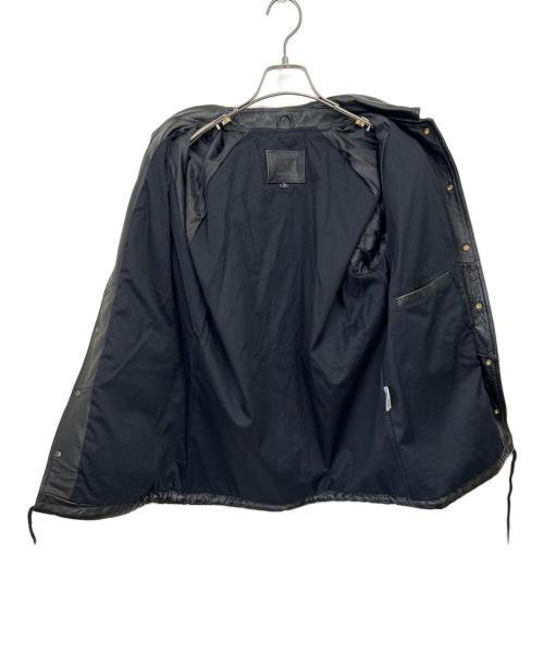 NO BRAND（ノーブランド）NO BRAND (ノーブランド) レザーコーチジャケット ブラック サイズ:Sの古着・服飾アイテム