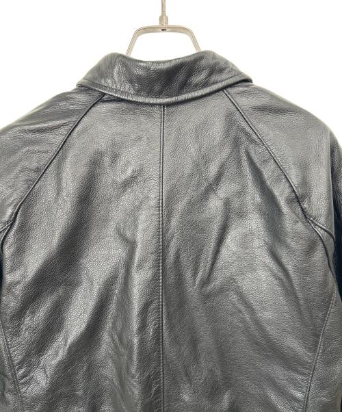 NO BRAND（ノーブランド）NO BRAND (ノーブランド) レザーコーチジャケット ブラック サイズ:Sの古着・服飾アイテム