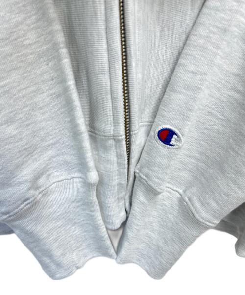 MoMA（モマ）MoMA (モマ) Champion REVERSE WEAVE (チャンピオン リバース ウィーブ) ジップパーカー グレー サイズ:Mの古着・服飾アイテム