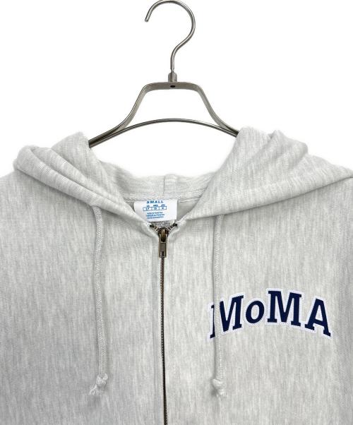 MoMA（モマ）MoMA (モマ) Champion REVERSE WEAVE (チャンピオン リバース ウィーブ) ジップパーカー グレー サイズ:Mの古着・服飾アイテム