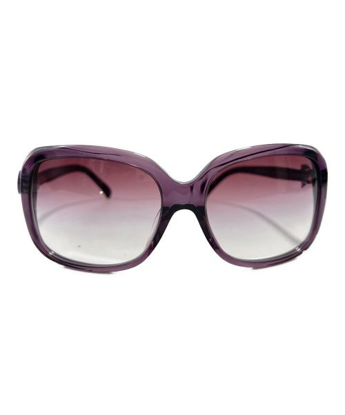 CHANEL（シャネル）CHANEL (シャネル) サイドリボンサングラス パープル サイズ:60□17の古着・服飾アイテム