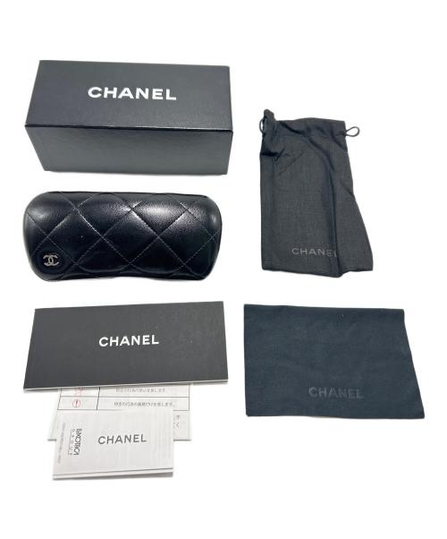 CHANEL（シャネル）CHANEL (シャネル) サイドリボンサングラス パープル サイズ:60□17の古着・服飾アイテム