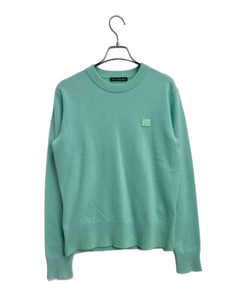 Acne studios（アクネ ストゥディオス）Acne studios (アクネ ストゥディオス) 厚手ニット ターコイズ サイズ:XSの古着・服飾アイテム