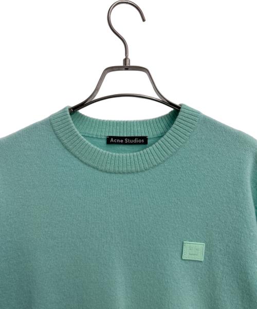 Acne studios（アクネ ストゥディオス）Acne studios (アクネ ストゥディオス) 厚手ニット ターコイズ サイズ:XSの古着・服飾アイテム