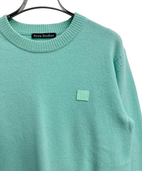 Acne studios（アクネ ストゥディオス）Acne studios (アクネ ストゥディオス) 厚手ニット ターコイズ サイズ:XSの古着・服飾アイテム