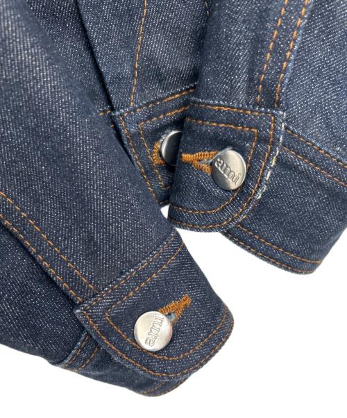 AMI PARIS（アミ パリス）AMI PARIS (アミ パリス) デニムジャケット インディゴ サイズ:Sの古着・服飾アイテム