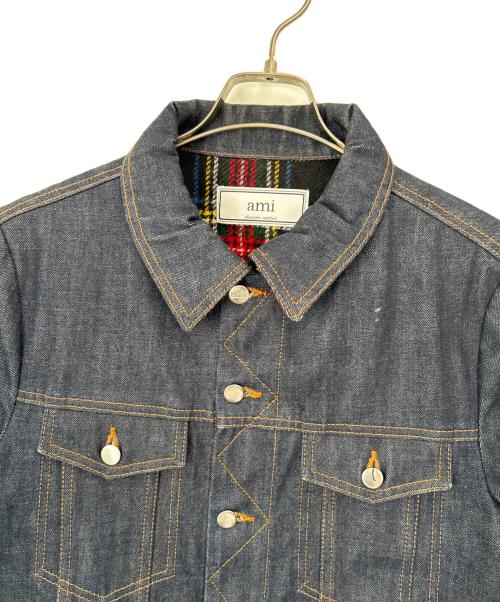 AMI PARIS（アミ パリス）AMI PARIS (アミ パリス) デニムジャケット インディゴ サイズ:Sの古着・服飾アイテム