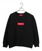 SUPREMEシュプリーム）の古着「ボックスロゴクルーネック」｜ブラック