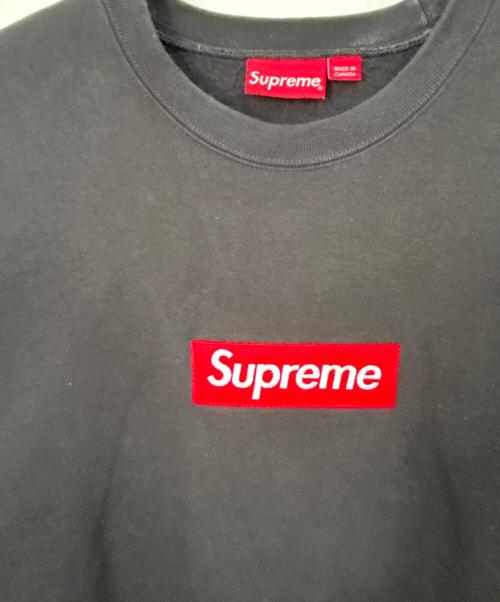 SUPREME（シュプリーム）SUPREME (シュプリーム) ボックスロゴクルーネック ブラック サイズ:Lの古着・服飾アイテム