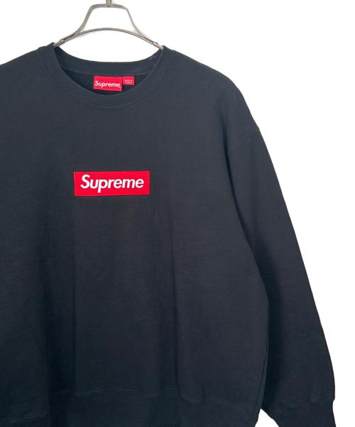 SUPREME（シュプリーム）SUPREME (シュプリーム) ボックスロゴクルーネック ブラック サイズ:Lの古着・服飾アイテム