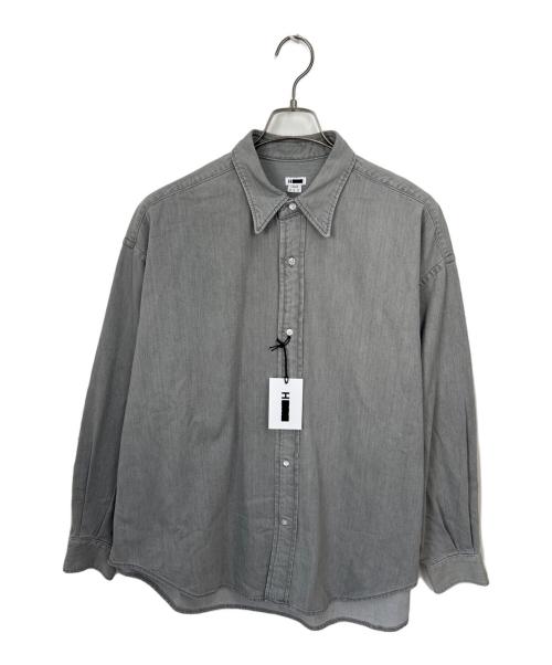 H BEAUTY&YOUTH（エイチ ビューティー&ユース）H BEAUTY&YOUTH (エイチ ビューティー&ユース) 長袖シャツ LT,Gray サイズ:L 未使用品の古着・服飾アイテム
