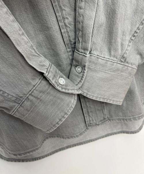 H BEAUTY&YOUTH（エイチ ビューティー&ユース）H BEAUTY&YOUTH (エイチ ビューティー&ユース) 長袖シャツ LT,Gray サイズ:L 未使用品の古着・服飾アイテム