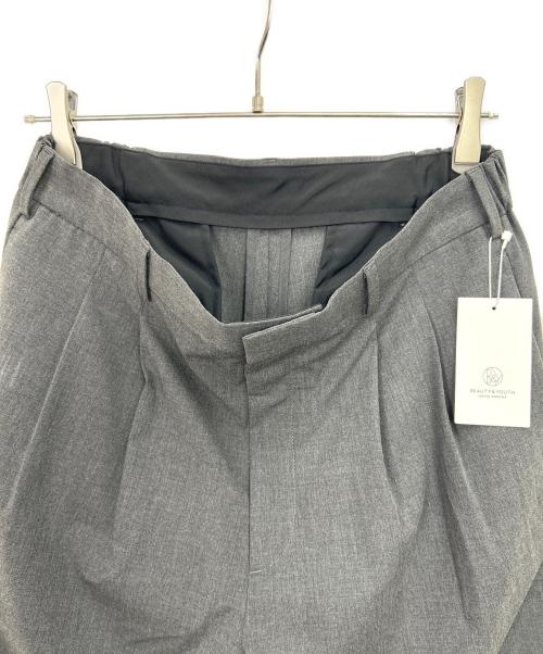 BEAUTY&YOUTH（ビューティーアンドユース）BEAUTY&YOUTH (ビューティーアンドユース) TR TRO バギー トラウザー グレー サイズ:L 未使用品の古着・服飾アイテム