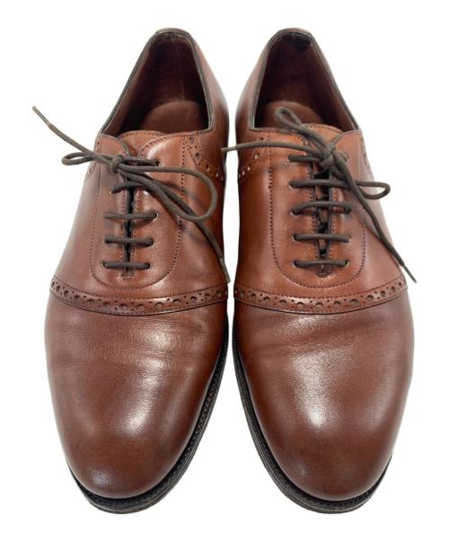 Paul Stuart（ポールスチュアート）Paul Stuart (ポールスチュアート) パンチドキャップトゥシューズ ブラウン サイズ:25.5の古着・服飾アイテム