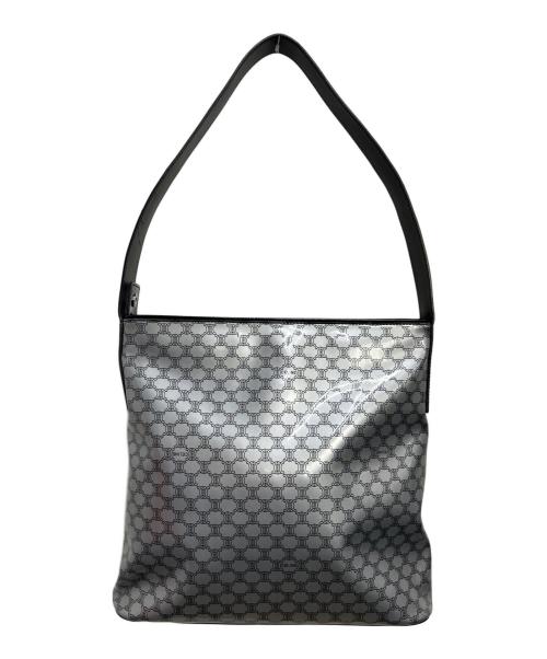 CELINE（セリーヌ）CELINE (セリーヌ) ワンショルダーバッグ シルバー×ブラックの古着・服飾アイテム
