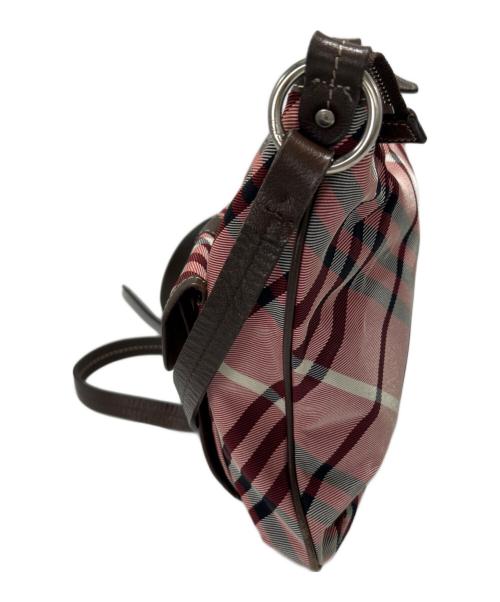 BURBERRY BLUE LABEL（バーバリー ブルー レーベル）BURBERRY BLUE LABEL (バーバリーロンドンブルーレーベル) ショルダーバッグ レッドの古着・服飾アイテム