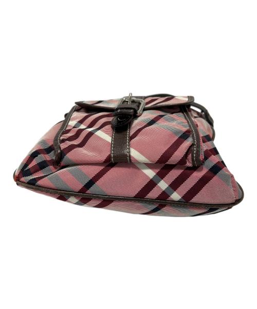 BURBERRY BLUE LABEL（バーバリー ブルー レーベル）BURBERRY BLUE LABEL (バーバリーロンドンブルーレーベル) ショルダーバッグ レッドの古着・服飾アイテム