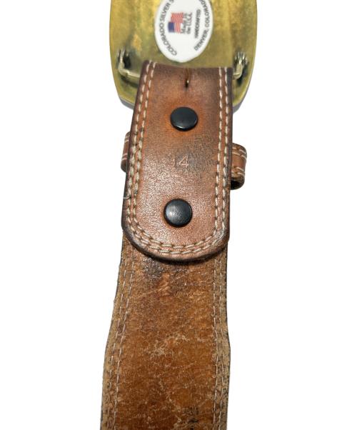 NOCONA（ノコナ）NOCONA (ノコナ) レザーベルト ブラウン サイズ:34の古着・服飾アイテム