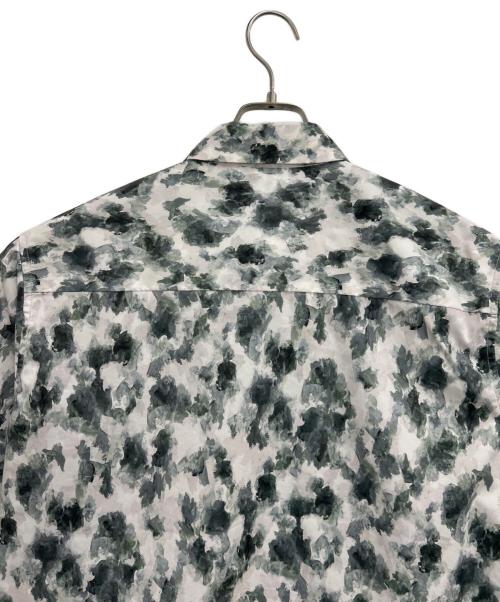 Snow peak（スノーピーク）Snow peak (スノーピーク) 半袖シャツ ホワイト×グリーン サイズ:Lの古着・服飾アイテム