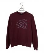 UNDERCOVERアンダーカバー）の古着「スウェット」｜ボルドー