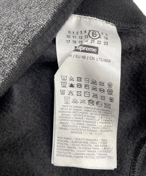 SUPREME（シュプリーム）SUPREME (シュプリーム) MM6 Maison Margiela (エムエムシックスメゾンマルジェラ) パーカー ブラック サイズ:Mの古着・服飾アイテム