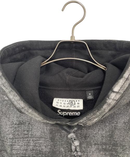 SUPREME（シュプリーム）SUPREME (シュプリーム) MM6 Maison Margiela (エムエムシックスメゾンマルジェラ) パーカー ブラック サイズ:Mの古着・服飾アイテム