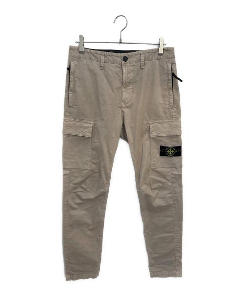 STONE ISLAND（ストーンアイランド）STONE ISLAND (ストーンアイランド) ガーメントダイ加工カーゴパンツ ベージュ サイズ:W30の古着・服飾アイテム