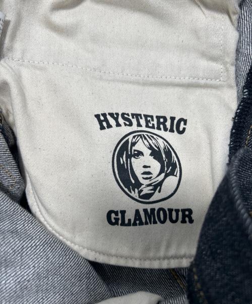 Hysteric Glamour（ヒステリックグラマー）Hysteric Glamour (ヒステリックグラマー) スタッズストレートデニムパンツ ブラックインディゴ サイズ:30の古着・服飾アイテム