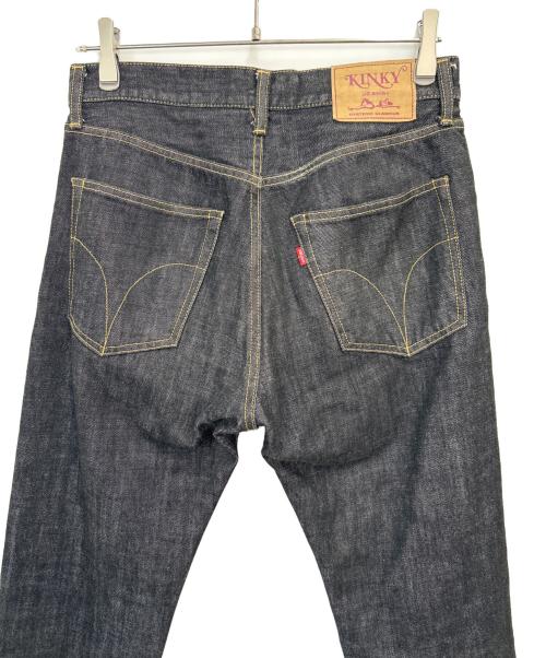 Hysteric Glamour（ヒステリックグラマー）Hysteric Glamour (ヒステリックグラマー) スタッズストレートデニムパンツ ブラックインディゴ サイズ:30の古着・服飾アイテム