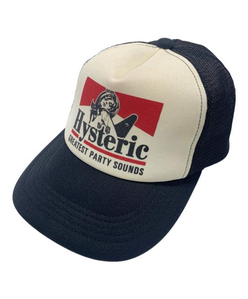 Hysteric Glamour（ヒステリックグラマー）Hysteric Glamour (ヒステリックグラマー) メッシュキャップ ブラック サイズ:FREEの古着・服飾アイテム