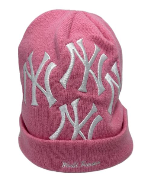 SUPREME（シュプリーム）SUPREME (シュプリーム) New Era (ニューエラ) ニット帽 ピンクの古着・服飾アイテム