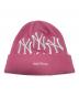 SUPREME (シュプリーム) New Era (ニューエラ) ニット帽 ピンク：9000円