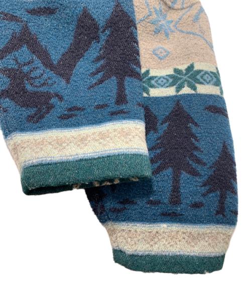 L.L.Bean（エルエルビーン）L.L.Bean (エルエルビーン) ハーフジッフジャケット ブルー×グレー サイズ:SIZE Mの古着・服飾アイテム