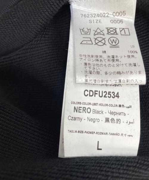 COMME des FUCKDOWN（コムデファックダウン）COMME des FUCKDOWN (コムデファックダウン) パーカー ブラック サイズ:L 未使用品の古着・服飾アイテム