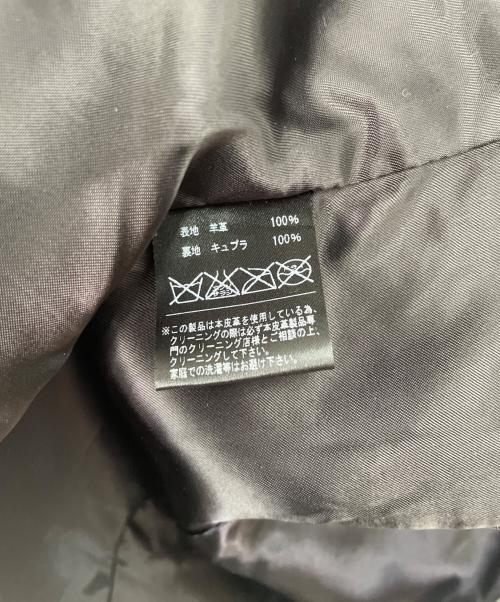 EKAM（エカム）EKAM (エカム) ラムレザーベスト ブラック サイズ:Mの古着・服飾アイテム