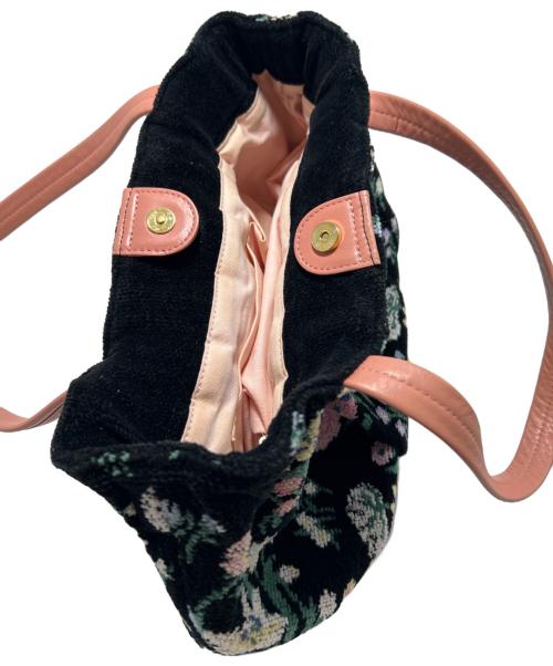 FEILER（フェイラー）FEILER (フェイラー) ハンドバッグ ブラックの古着・服飾アイテム