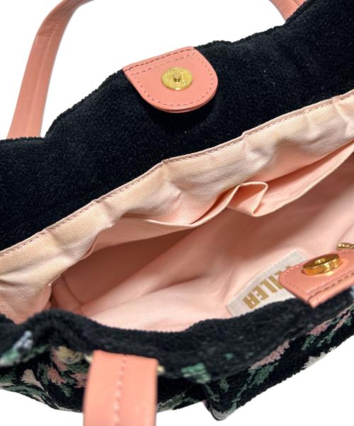 FEILER（フェイラー）FEILER (フェイラー) ハンドバッグ ブラックの古着・服飾アイテム