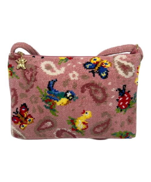 FEILER（フェイラー）FEILER (フェイラー) ショルダーバッグ ピンクの古着・服飾アイテム