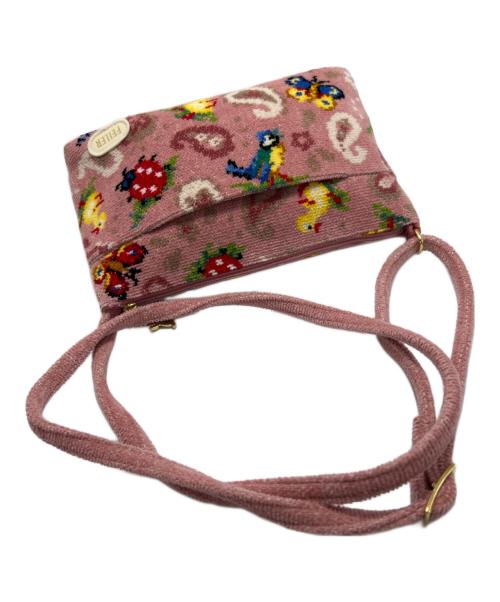 FEILER（フェイラー）FEILER (フェイラー) ショルダーバッグ ピンクの古着・服飾アイテム