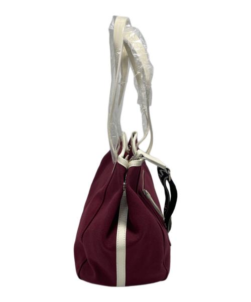 Samantha Thavasa（サマンサタバサ）Samantha Thavasa (サマンサタバサ) ポーチ付きキャンバスバッグ ワインレッド 未使用品の古着・服飾アイテム