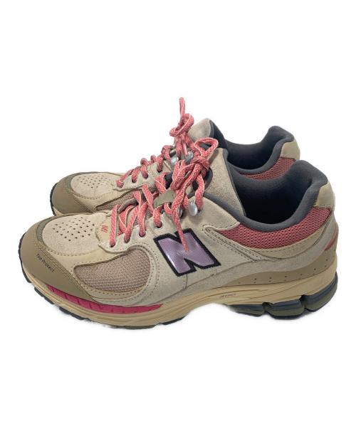 NEW BALANCE（ニューバランス）NEW BALANCE (ニューバランス) スニーカー ベージュ×ピンク サイズ:26.5の古着・服飾アイテム