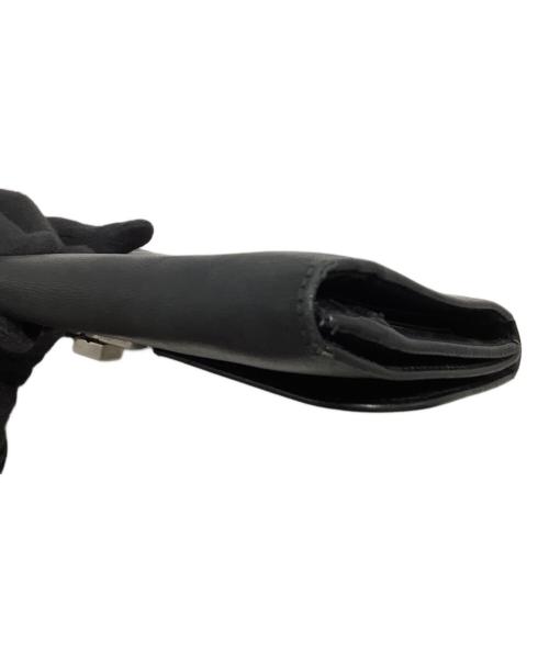 Salvatore Ferragamo（サルヴァトーレ フェラガモ）Salvatore Ferragamo (サルヴァトーレ フェラガモ) 2つ折り財布 ブラックの古着・服飾アイテム