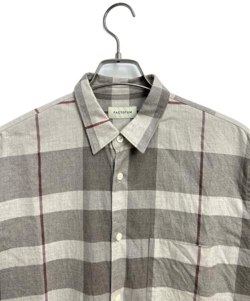 FACTOTUM（ファクトタム）FACTOTUM (ファクトタム) 長袖シャツ グレー サイズ:44の古着・服飾アイテム